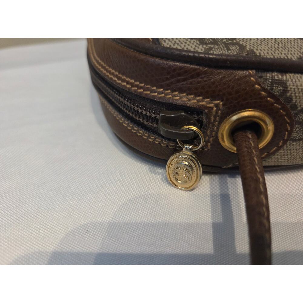 Gucci GG Supreme Small Crossbody Web Stripe Vintage Ophidia Bag Brown leather - Picture 13 of 14